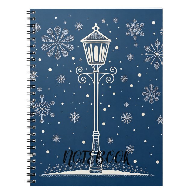 Cuaderno Notas Premium de Midnight Lamplight (Frente)