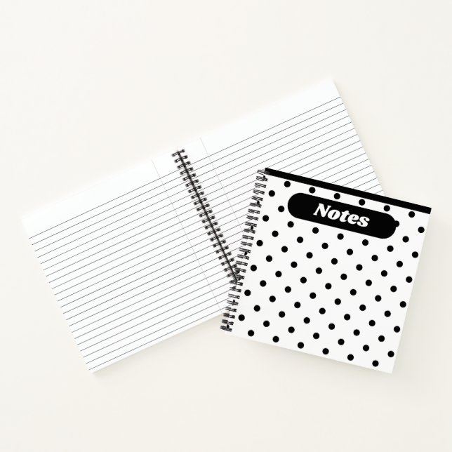 Cuaderno Notas - Puntos de Polka (Interior)
