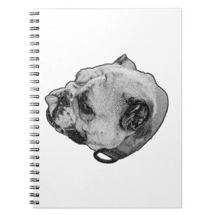 Cuaderno Notas silenciosas de Bulldog