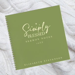 Cuaderno Notas sobre el Sermón Verde de la Mezquita Simplem