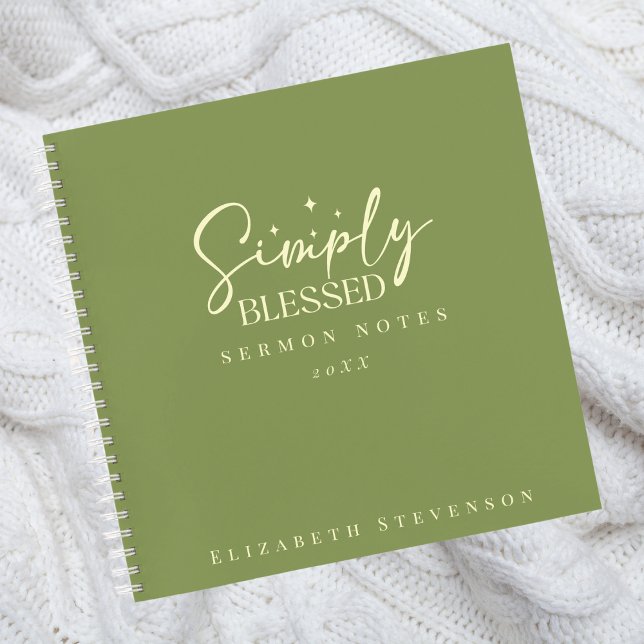 Cuaderno Notas sobre el Sermón Verde de la Mezquita Simplem (Subido por el creador)