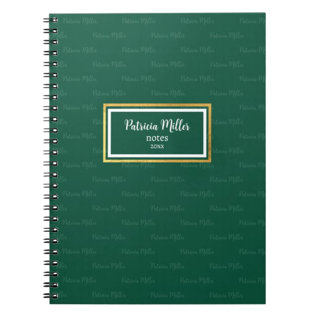 Cuaderno Notas sobre el verde (Frente)