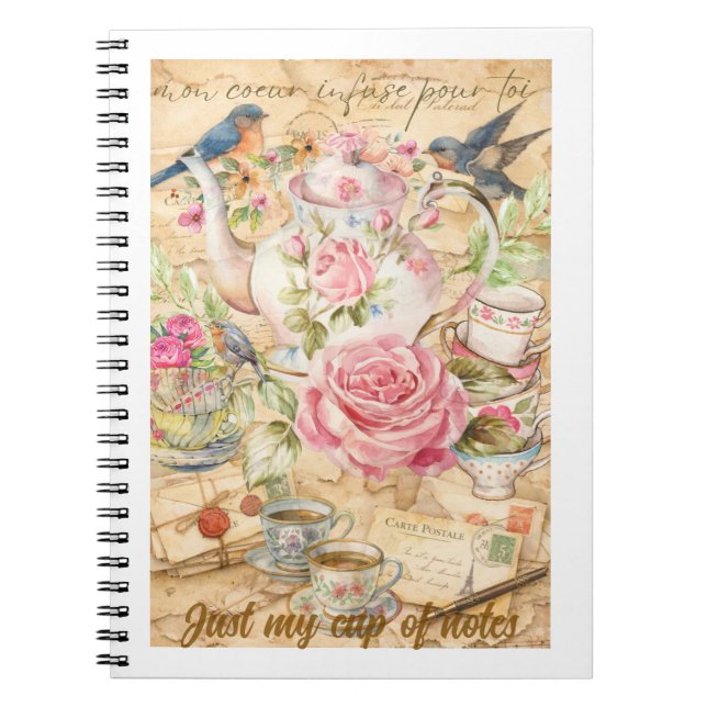 Cuaderno Notas Tea‑Rific | Post‑It® NoNotes con divertido d (Frente)