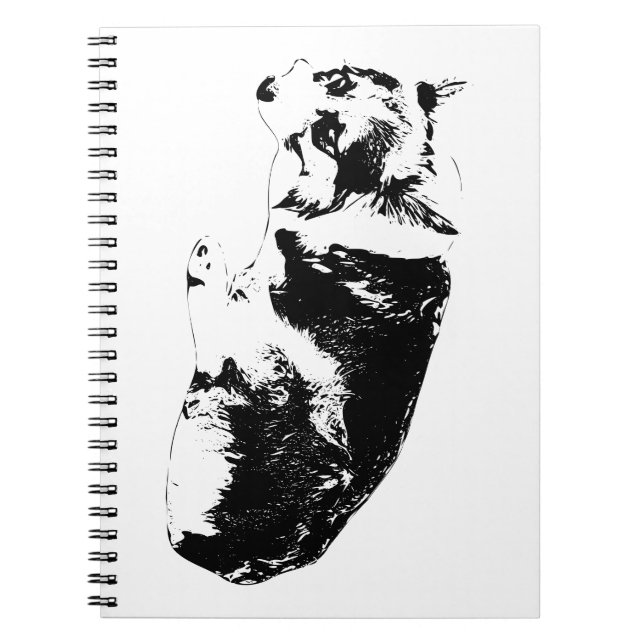Cuaderno Notas Tinta, Guía Silenciosa (Frente)