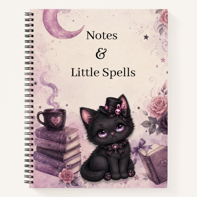 Cuaderno Notas y pequeños hechizos (Anverso)