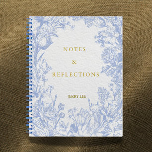 Cuaderno 'Notas y Reflexiones' Botánico Personalizado