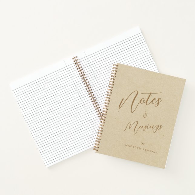 Cuaderno Notas y reflexiones sobre la escritura moderna Mon (Interior)