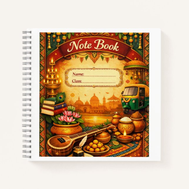 Cuaderno note book (Anverso)