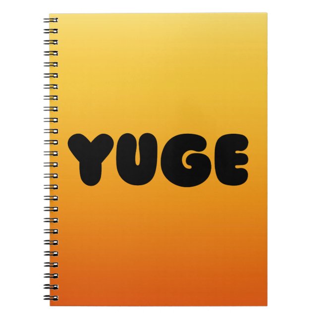 CUADERNO NOTEBOOK CON CUBIERTA DE DISEÑO YUGE (Frente)