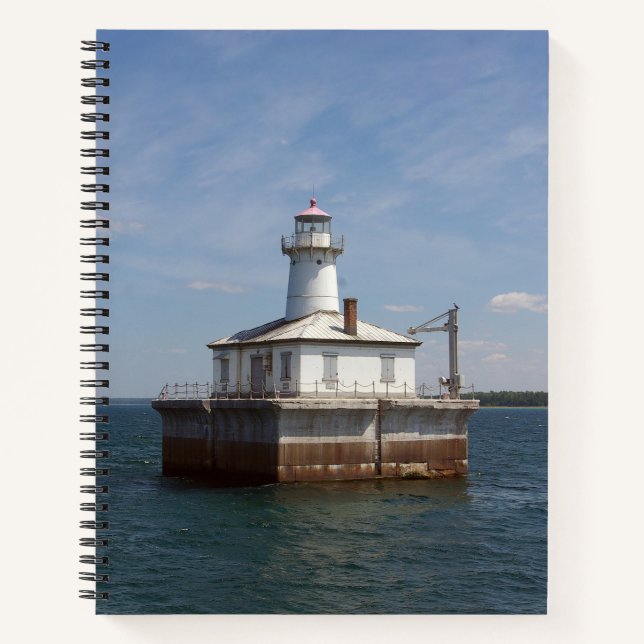 Cuaderno notebook de 14 pies Shoal Light (Anverso)