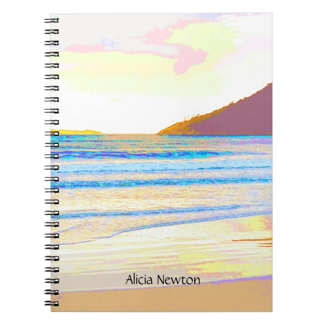Cuaderno notebook de luz matutina (Frente)