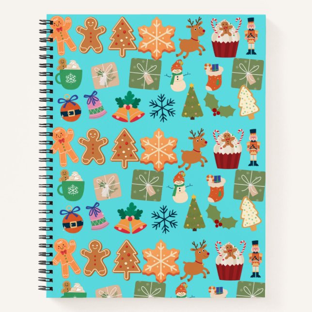 Cuaderno NOTEBOOK DE PATRÓN DE navidades (Anverso)