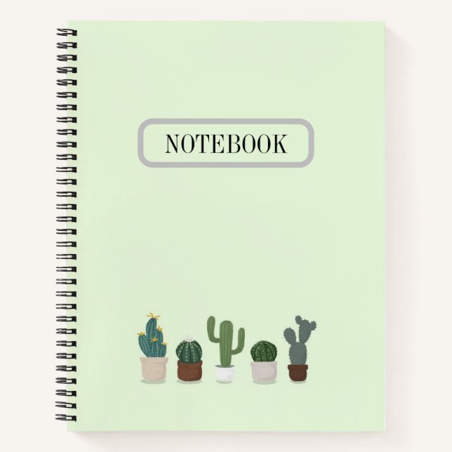 CUADERNO NOTEBOOK DE PLANTAS PERSONAS (Anverso)