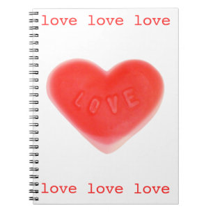 Cuaderno notebook de Sweet Heart