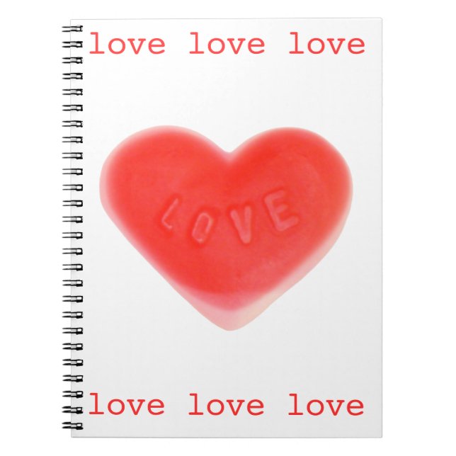Cuaderno notebook de Sweet Heart (Frente)