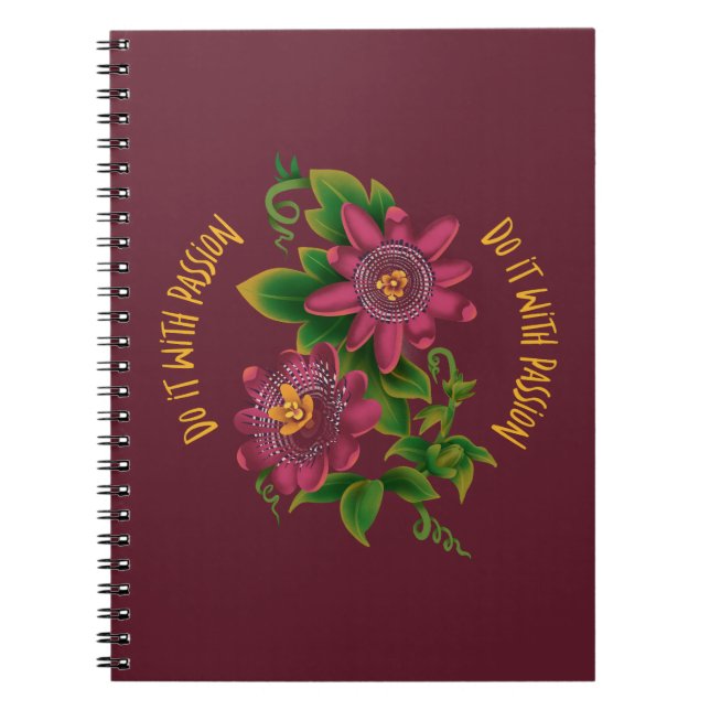 Cuaderno Notebook Do It With Passion (Frente)
