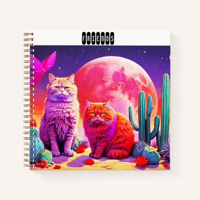 Cuaderno Notebook for Cat Lovers (Anverso)