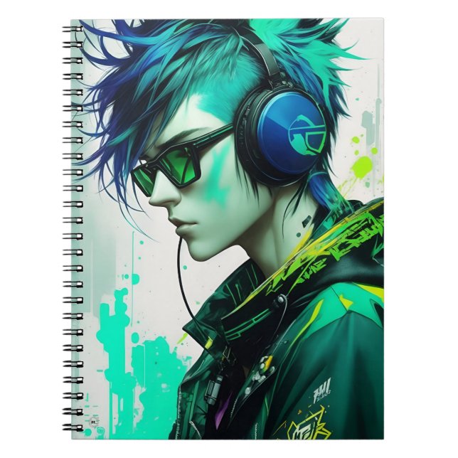 Cuaderno Notebook Games and Music (Frente)