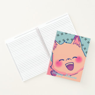 Cuaderno Notebook Happy Kitsune