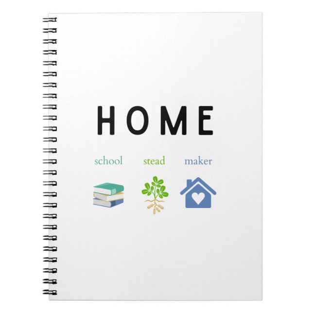 Cuaderno Notebook Homeschool Homestead (Frente)