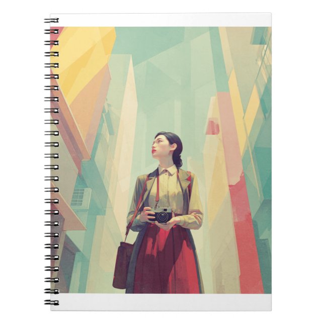 Cuaderno Notebook Kazuko photographe (Frente)