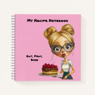 Cuaderno Notebook. My recipe book. With humor.