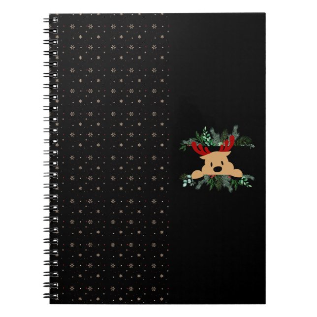 Cuaderno notebook new year ,noel (Frente)