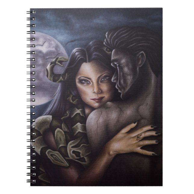 Cuaderno Notebook O feitiço de Medusa (Frente)