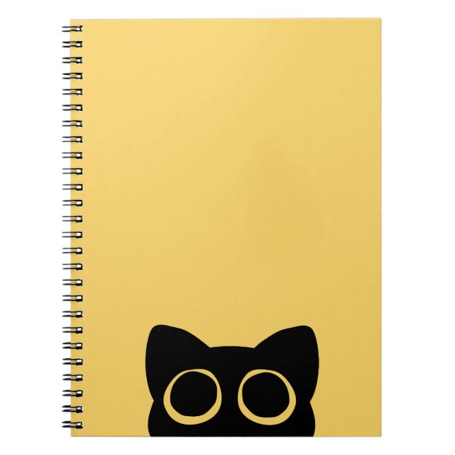 Cuaderno Notebook Peeking Cat (Frente)