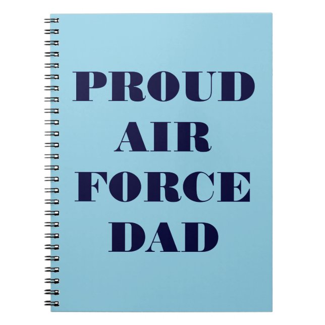 Cuaderno Notebook Proud Air Force Dad (Frente)