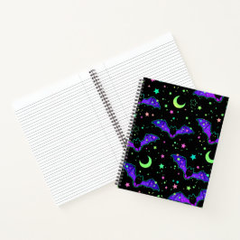 Cuaderno Notebook - "Purple Bats"