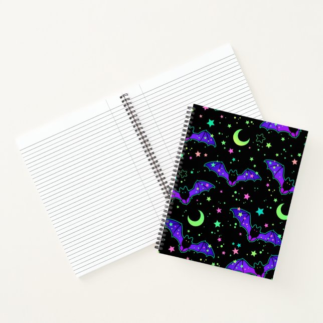 Cuaderno Notebook - "Purple Bats" (Interior)