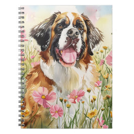 Cuaderno Notebook – Saint Bernard Dog Lover Journal