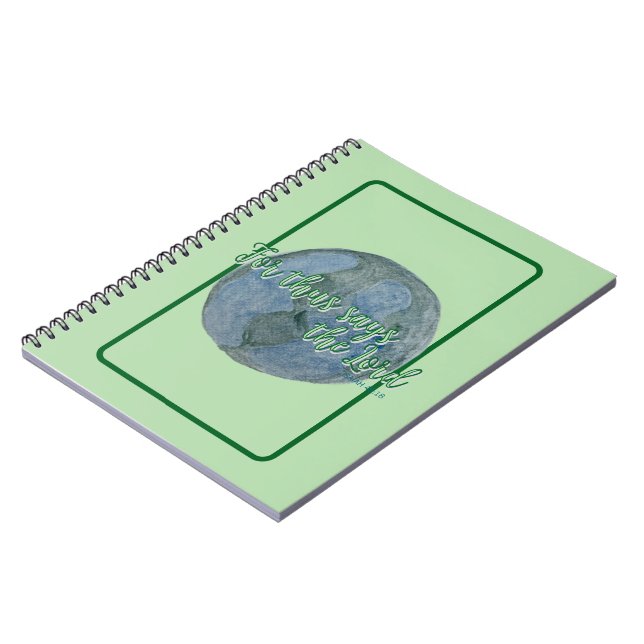 Cuaderno Notebook – The Earth He Formed (Lado Izquierdo)