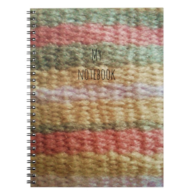 Cuaderno notebook 'Woolen' (Frente)