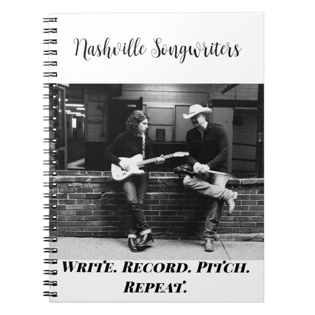 Cuaderno Notepad de Nashville Songwriters (Frente)