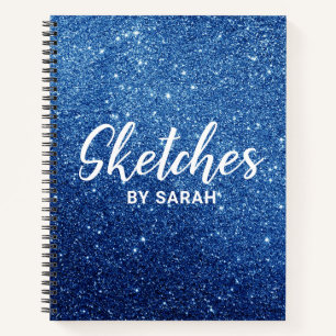 Cuaderno Notepad para bloc de notas de un artista Purpurina