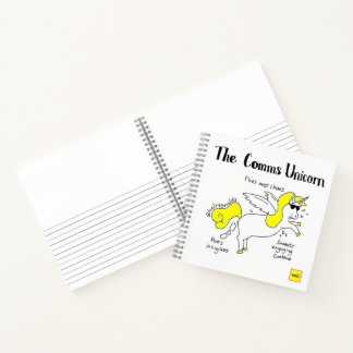 Cuaderno Notepad unicornio