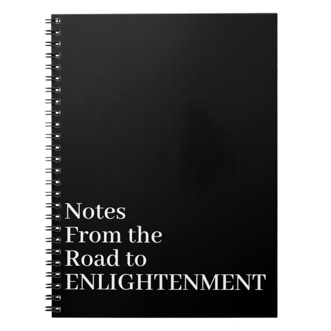 Cuaderno Notes from the Road to Enlightenment Buddhist (Frente)