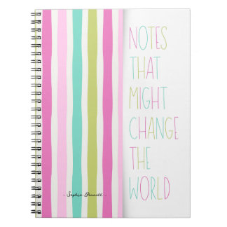 Cuaderno Notes That Might Change the World – Colorful Strip