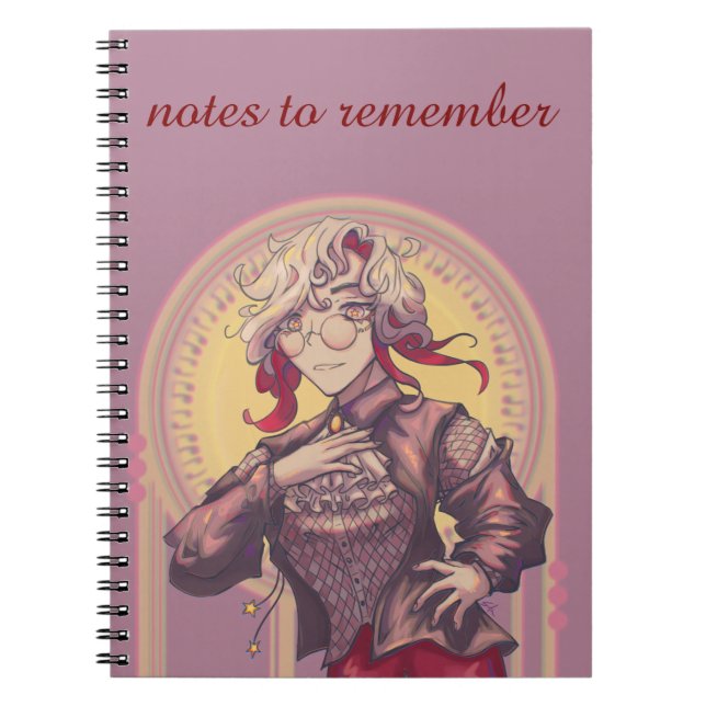 Cuaderno Notes to remember, anime, Citrine (Frente)