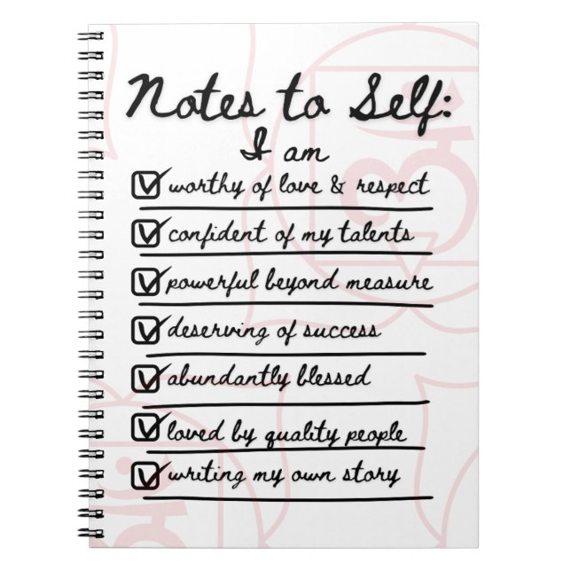 Cuaderno Notes to Self: Root Chakra Affirmations Journal (Frente)