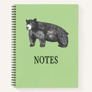 Cuaderno Notes Ursus americanus Black Bear