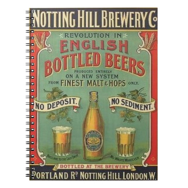 Cuaderno Notting Hill Brewery Co. (Frente)