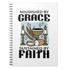 Cuaderno Nourished by Grace, Sustained by Faith Design