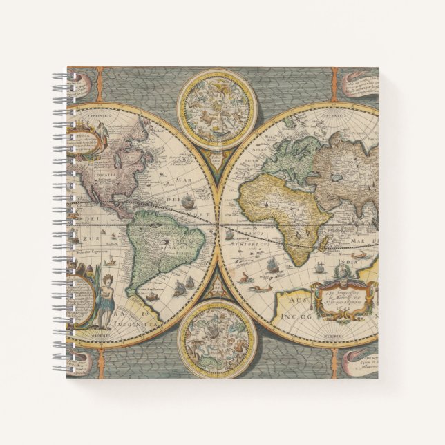 Cuaderno Nova Totius Terrarum Orbis Geographica (Anverso)