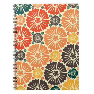 Cuaderno Noveau retro hermoso