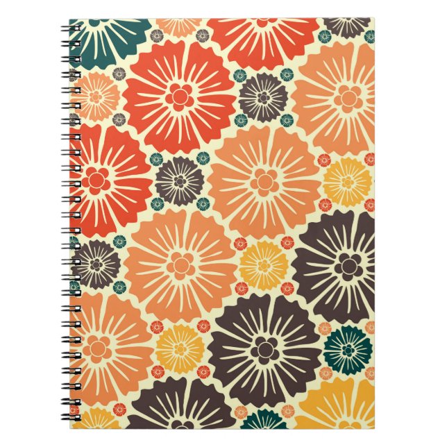 Cuaderno Noveau retro hermoso (Frente)