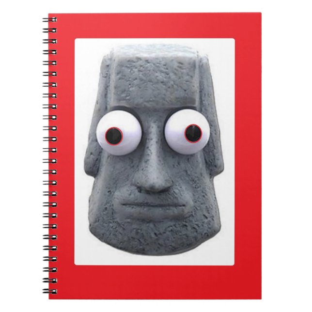 Cuaderno Novedad de Bug-Eyed Moai (Frente)