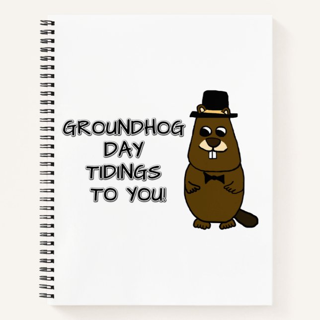 Cuaderno ¡Novedades de Groundhog Day! (Anverso)